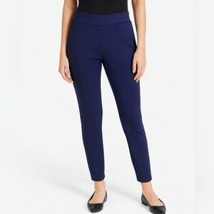 White House Black Market Deep Blue Skinny Pants Size 16 Plus Minimalist Slim